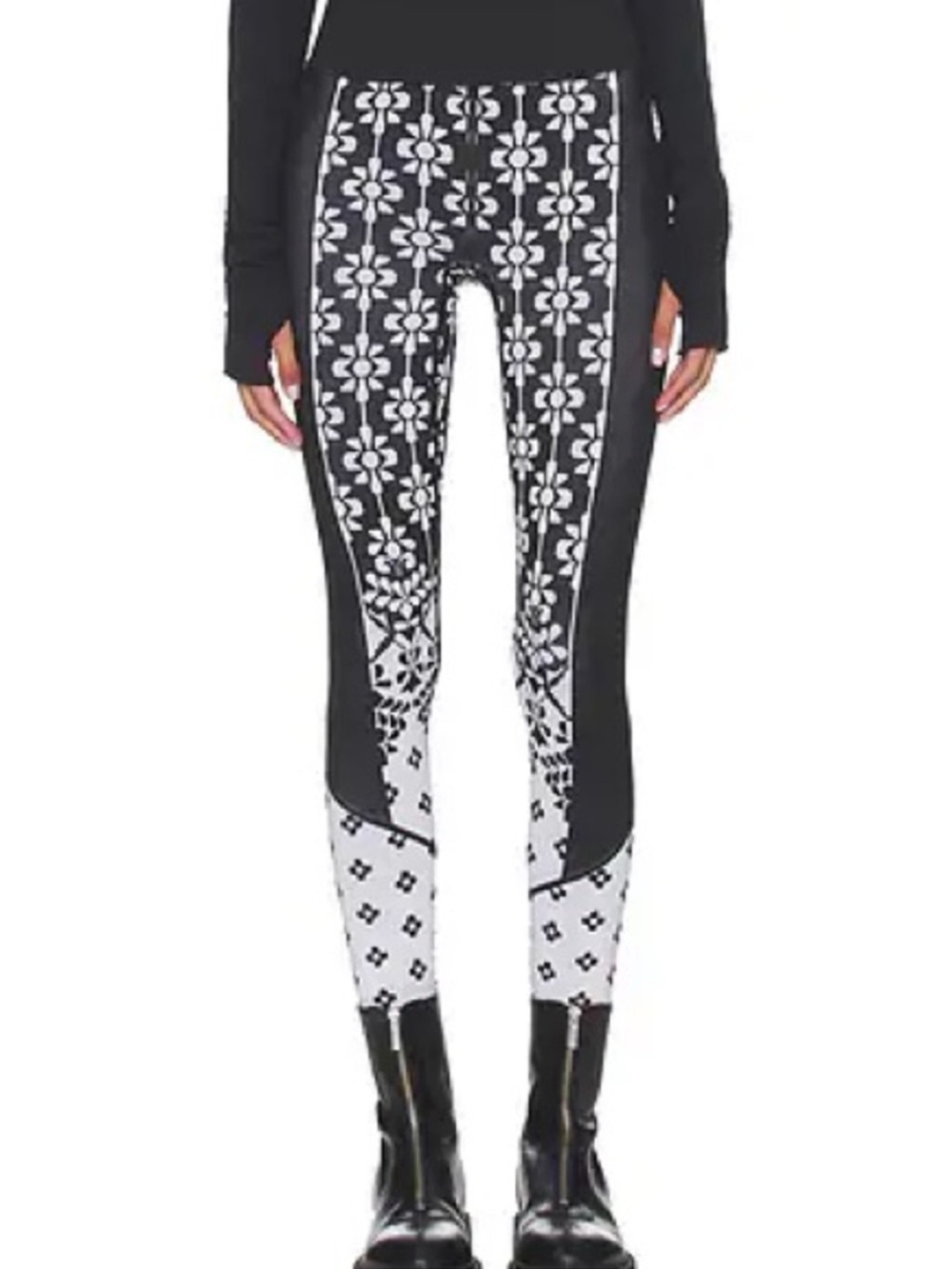 NWOT Free People movement Myoko Jacquard leggings M/L